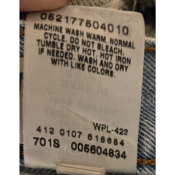 Levi's 560 Jeans 34x34 Comfort Fit Tapered Leg Light Wash - Picture 9 of 9